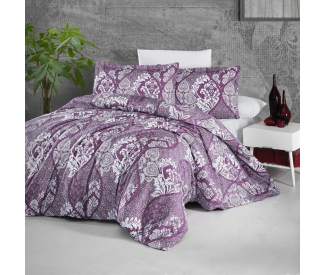 Lenjerie de pat satin clasy king size (giralda v1)